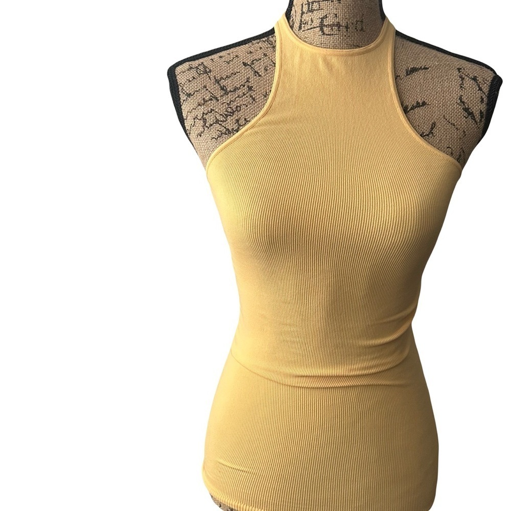 Free People Movement High Neck Compression Ribbed Tank, XS